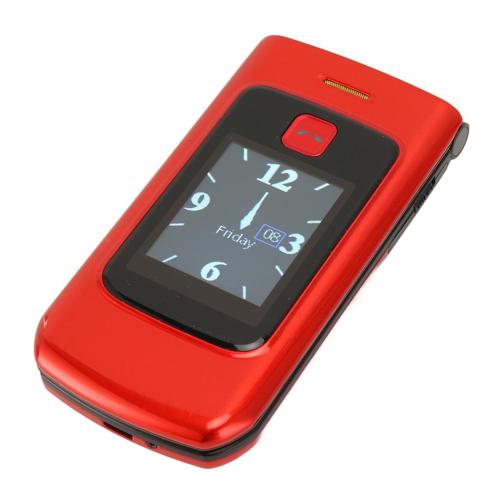YEEMI K21+ 4G Klapphandy, große Taste, 2,6 Zoll, 1,77 Zoll, Doppelbildschirm, lauter Ton, 4800 mAh Akkugeschwindigkeit
