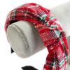 Plaid Christmas Hair Accessories: Festive Headband & Hair Clip
