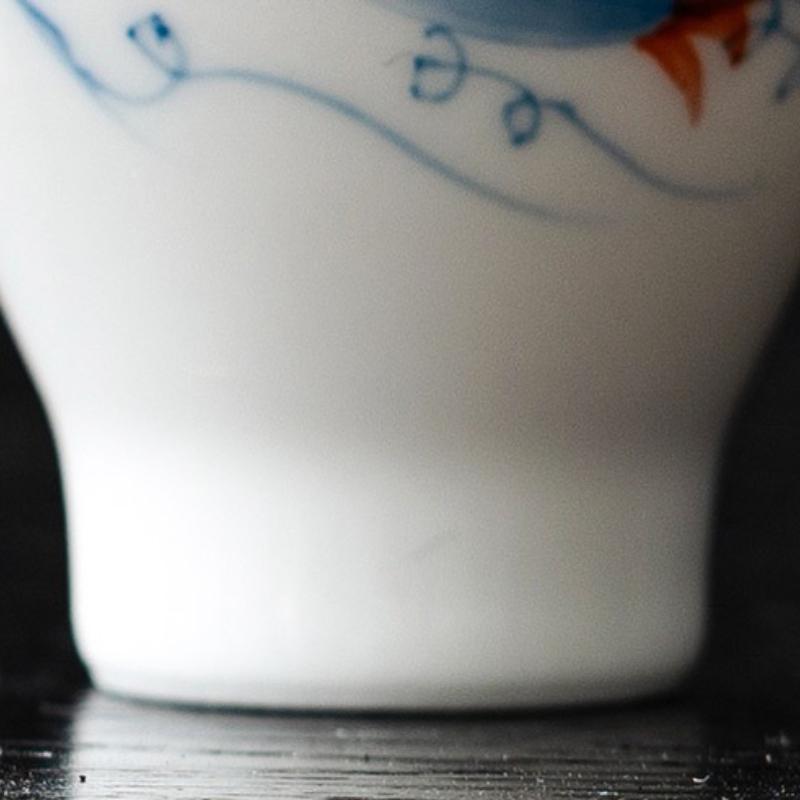 Ručně malovaný Mistrovský šálek Dámské osobní čajové misky Čínská keramika Kung Fu Čajový servis Retro Čajový obřad Domácí Porcelánové Čajové šálky