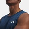 Under Armour Tech Logo Round Neck Slim Fit Moisture Wicking Vest Men Vest 1382795-498