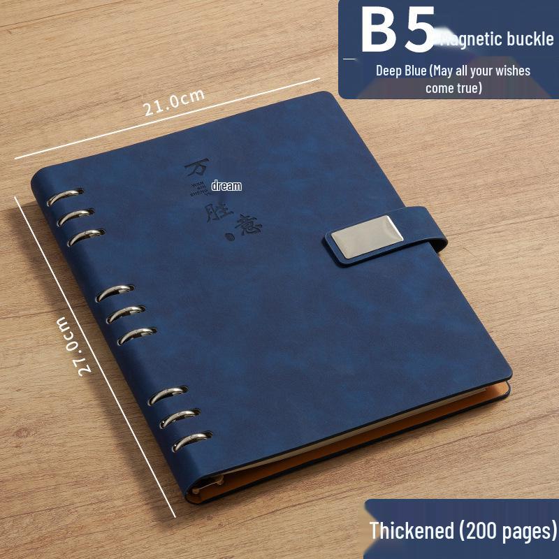 Hochwertiger A5/B5 Notizblock für Business, Meetings & Tägliches Tagebuch