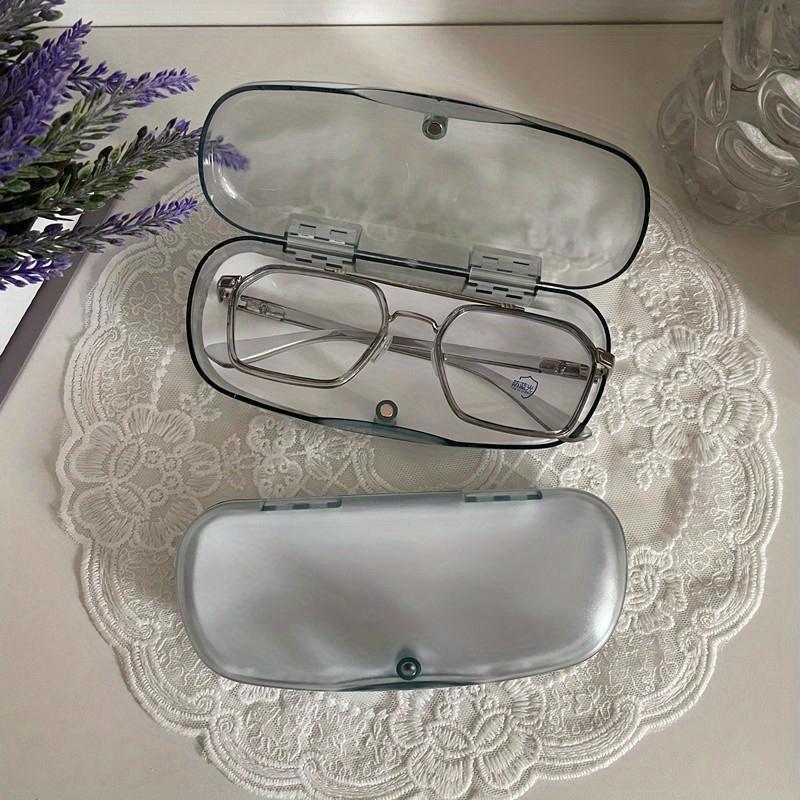 Transparent Portable Glasses Cases Waterproof Plastic Sunglasses Glasses Box Hard reading Glasses Case Shell Case Protector Box