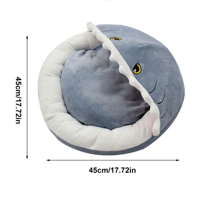 Cat Bed Shark Design Shelter Pet Supplies Indoor Cat House For Puppy Indoor Home Apartment Living Room Bedroom Balcony