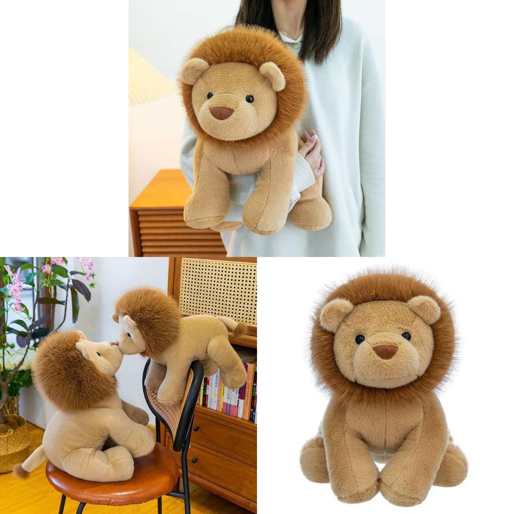 Peluche Leone Giocattolo Animale Peluche Regalo per la Nanna dei Bambini Per Bambini