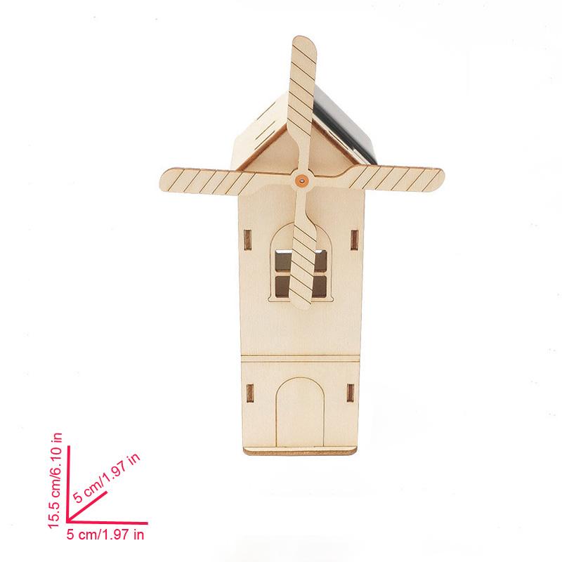 Solar Windmill House Interesting Technology Environmental Protection Physics New Energy Science Experiment