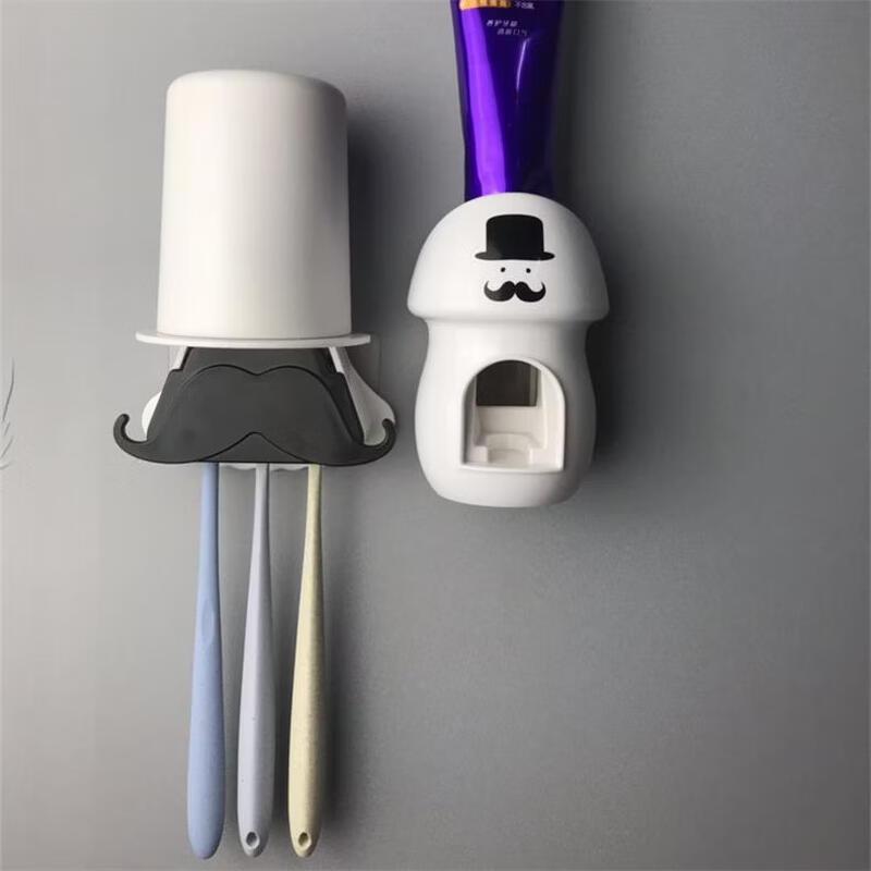 cmaos Blackbeard Suction Cup Toothbrush Holder & Wash Set