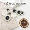 Resin Shell Button for Ladies' Coat, Windbreaker, and Cashmere Sweater