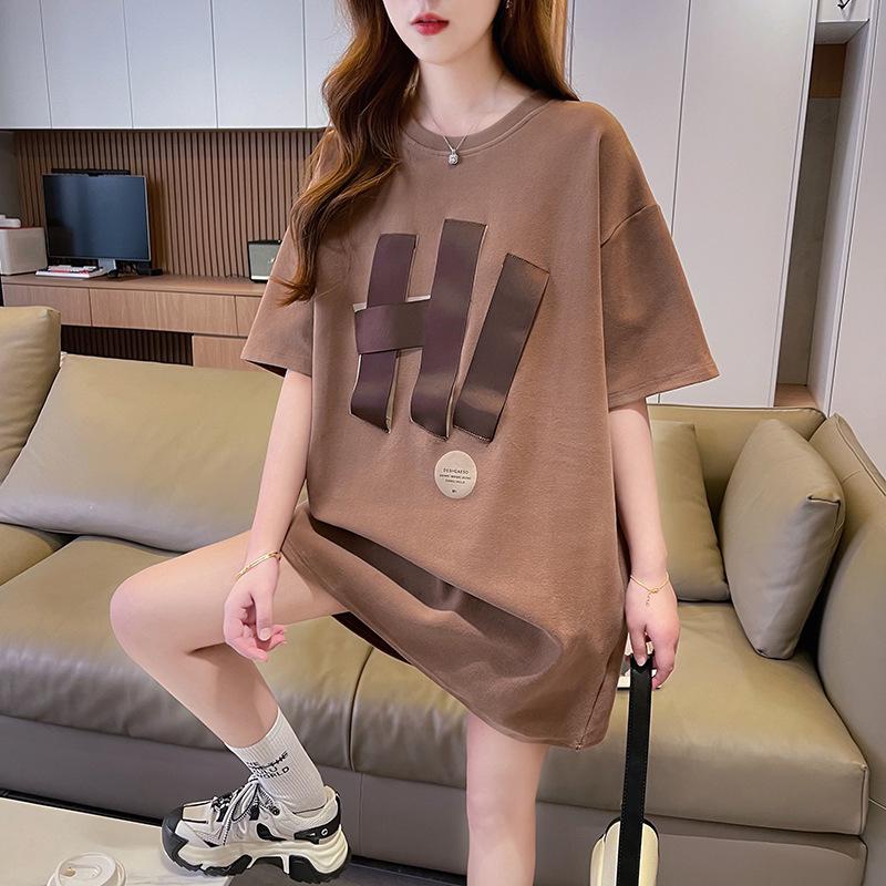 

Korean-Style Short Sleeve Women s Pure Cotton Top L