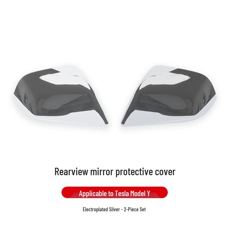 Tesla Model 3/Y Carbon Fiber Texture Rearview Mirror Protective Cover