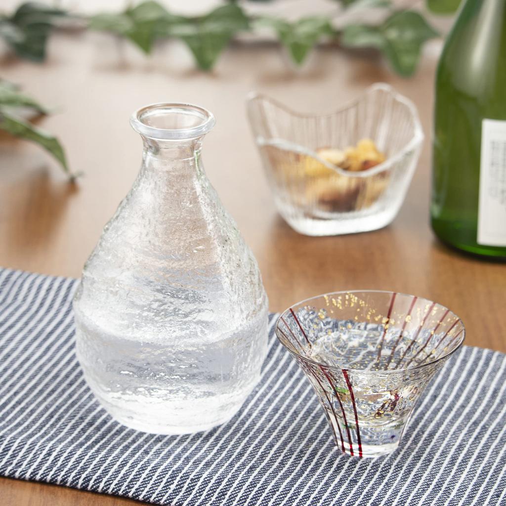 Toyo Sasaki Glass Edo Glass Yachiyo Kiln Hanami Sake Cup, 80ml, Made in Japan, Sake Glass, Gift, Present, 10782