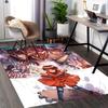 1pc Anime Cartoon Design Chair Mat - Fantasy Warrior Theme - Non-Slip Carpet for Office, Home Decor, Living Room, Bedroom, Game Room - Perfect Gift Id