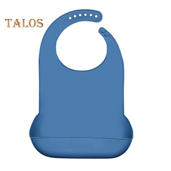 

Нагрудники для взрослых, большой силиконовый нагрудник для взрослых, для еды, регулируемый, водонепроницаемый, для защиты одежды пожилых мужчин, женщин, пожилых людей S синий