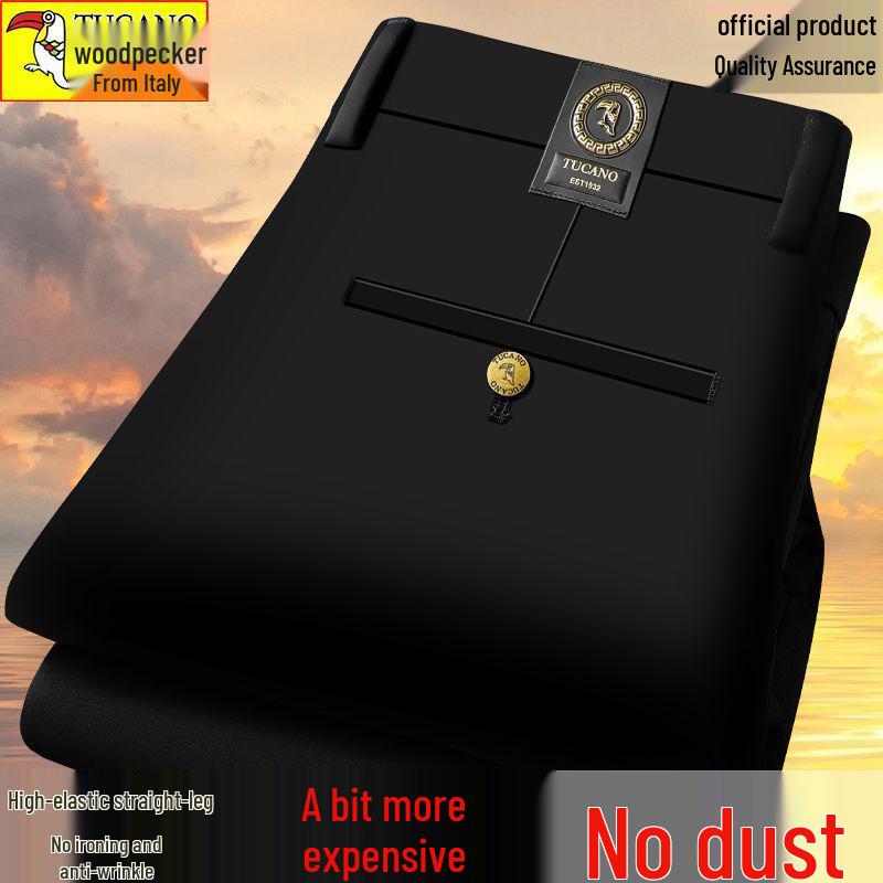 

Woodpecker Men s Fleece-Lined Elastic Casual Pants – Extra Thick, Non-Iron, Wrinkle-Resistant, Loose Straight Leg Design Size 34 (Waist 27 inches) 150-160 lbs