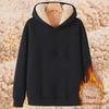 Men's Lambskin Hooded Cardigan Sweater - Thick, Velvet-Lined, Warm, Autumn/Winter Trend