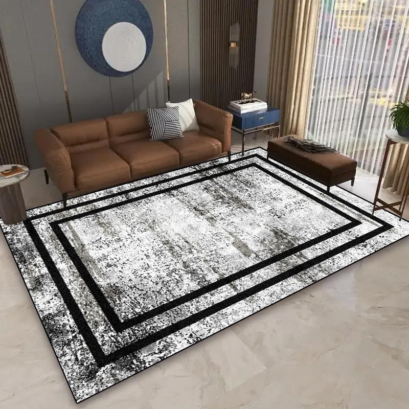 Nowoczesne Duże Dywany do Salonu Dekoracja Domu Dywany do Sypialni Antypoślizgowy Luksusowy Dywan do Salonu Zmywalna Mata pod Stoliki Kawowe