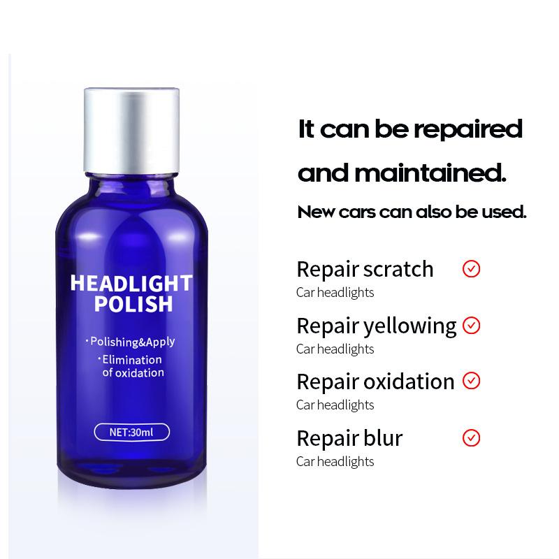 Car Lamp Renovation Agent Auto Headlight Headlamp Polish Restoration Kit Long Lasting Protection Oxidation Liquid for Car