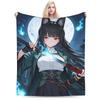 ZZZ Ellen Nicole Miyabi Plush Blanket Girls Boys  Flannel Throw Blanket For Couch Chair Super Warm Custom Quality Bedspread Gift