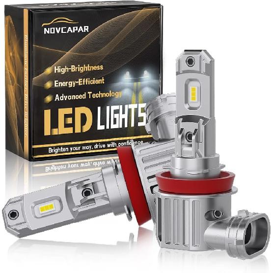 H11 Led Bulbs, 30000LM 1000% Brightness, Cool White 6500K, 1:1 Mini Size, Plug And Play, Canbus Ready, Hi And Low Beam, H8 H11 H16 Led Fog Lights,