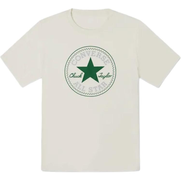 

New Converse T Shirts Unisex Green 10025459-A23 L
