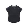 Under Armour Running Fitted Round Neck Short Sleeve T-Shirt Women Tops Black 1326462-001