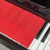 Piano Keyboard Anti-Dust Cover Flannel Key Cover Cloth 88 Keys Protective Dust Cover for Electronic Keyboard Digital Piano
