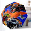 1 st Monster Trucks Automatische Vouwparaplu, Duurzaam Plastic & IJzer, Lichtgewicht voor Buiten Dagelijks Gebruik 004