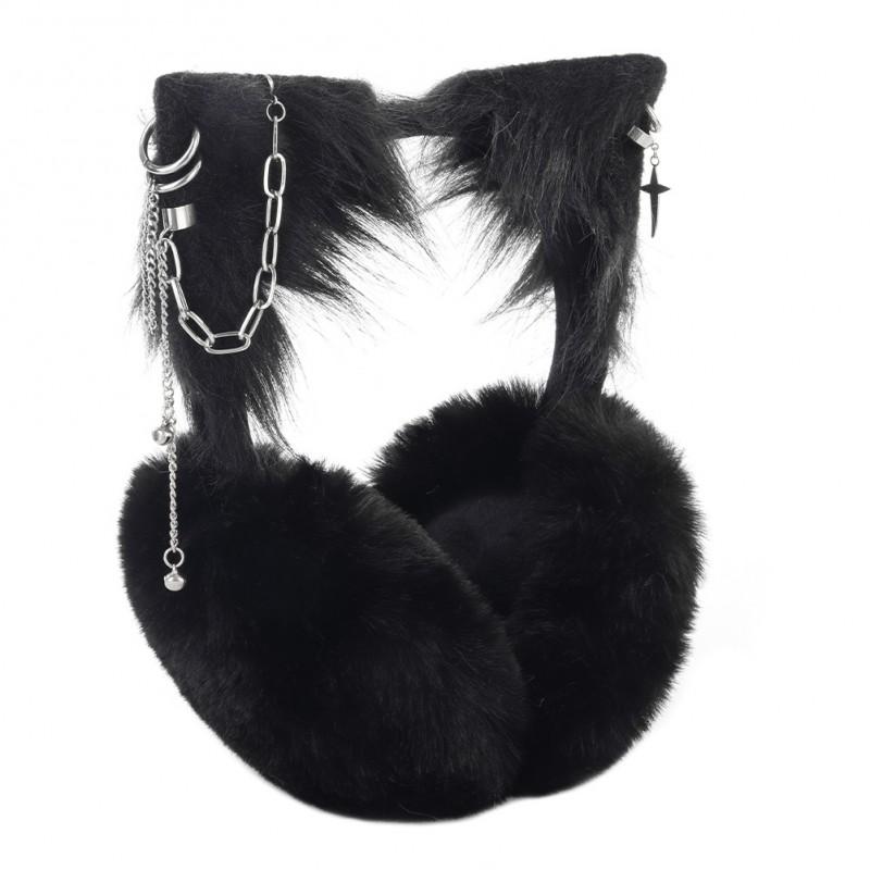 Cute Cat Ear Plush Earmuffs Winter Warm Covers Women