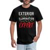 Exterior Illumination Expert | Funny Christmas Men's T-Shirt