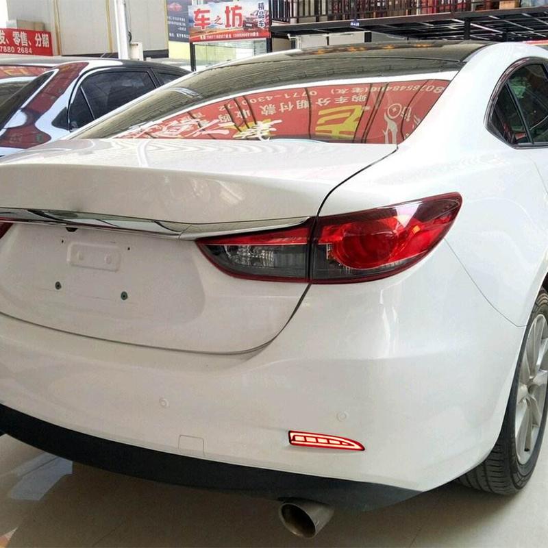 LED Rear Bumper Reflector Brake Stop Light Car-styling Turn Signal For Mazda 6 Atenza For Mazda 2 DY For Mazda 3 Axela (CA240)