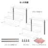 AMEITECH Figure Stand Acrylic Mini Staircase Acrylic Display for Plastic X 28cm X 4 Display, 4-Tier Stage, Base, Shelf, Base, Stand, Models, Display,
