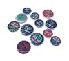 50pcs 100pcs 11mm 14mm 15mm For 15color Stickers Mito Giulietta Giulia 15color F1 Stelvio Volante GT Car Key Emblem KE2