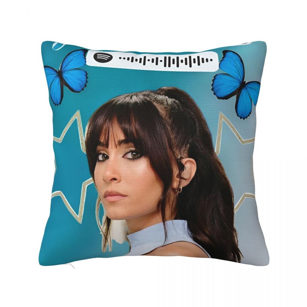 Singer Aitana Cuarto Azul Tour Pillow Covers Polyester Car Cushion Cover Creative Decorative Pillow Cover 45*45