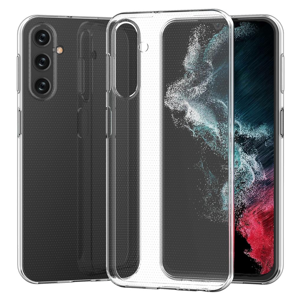 Phone Case for Samsung Galaxy A24 4G (162.1 x 77.6 x 8.3mm) Crystal Clear Soft TPU Mobile Phone Cover