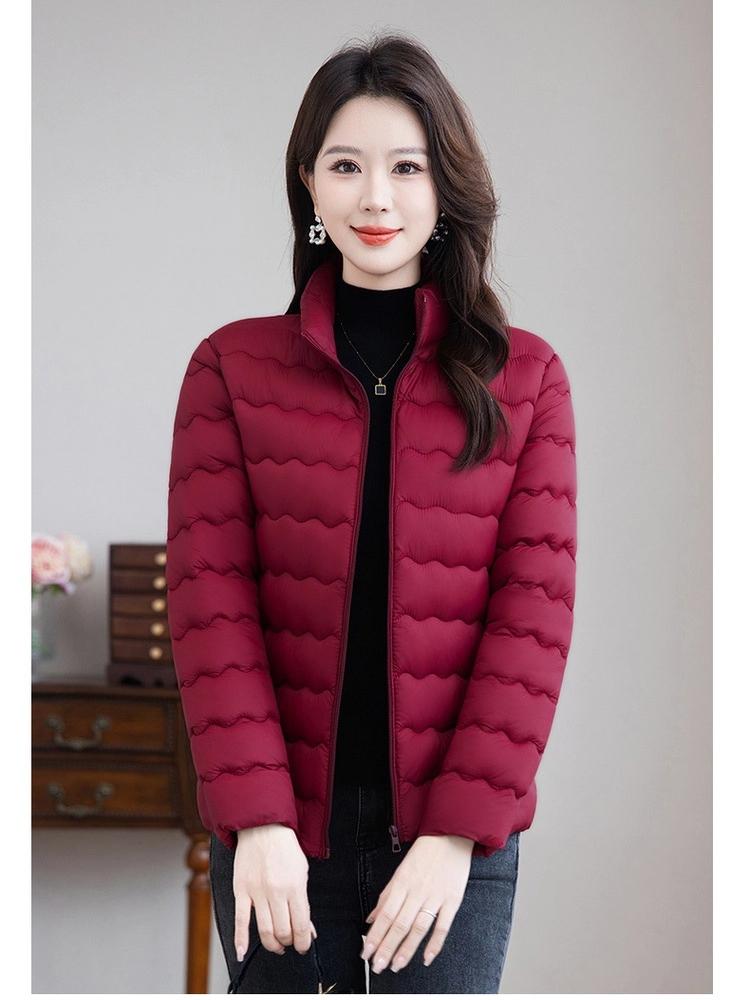Women’s Short Quilted Windproof Thin Lightweight Winter Jacket