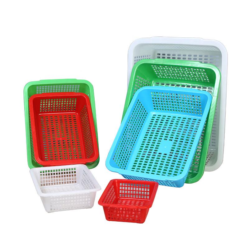 Thickened Rectangular Plastic Storage Basket