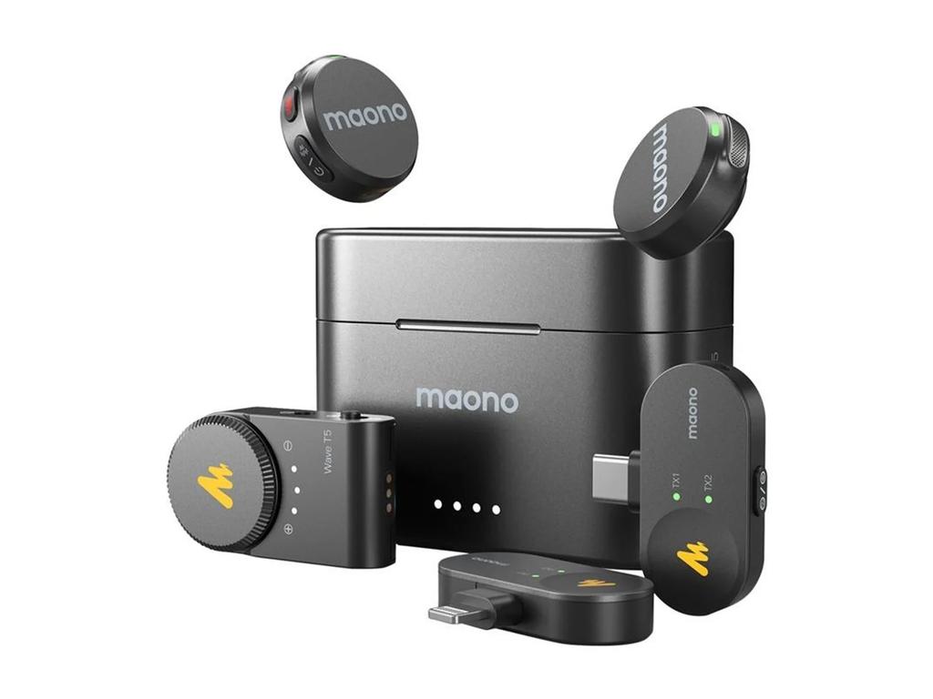 Maono Wave T5 Wireless Microphone Set - 3-in-1 Combo