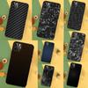 Forged Carbon Case For iPhone 17 16 14 13 12 11 15 Pro Max Mini Plus 16e 17 Air Bumper Cover Accessories