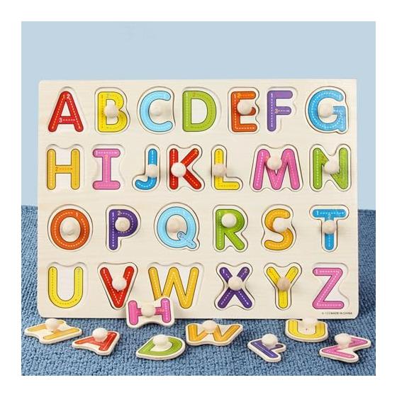 Wooden Puzzle, Shaped Puzzle, Ages 6+, Shape Matching, Shape Recognition, Color Recognition, Color Sense, Brain Training, Hand-Eye Coordination,
