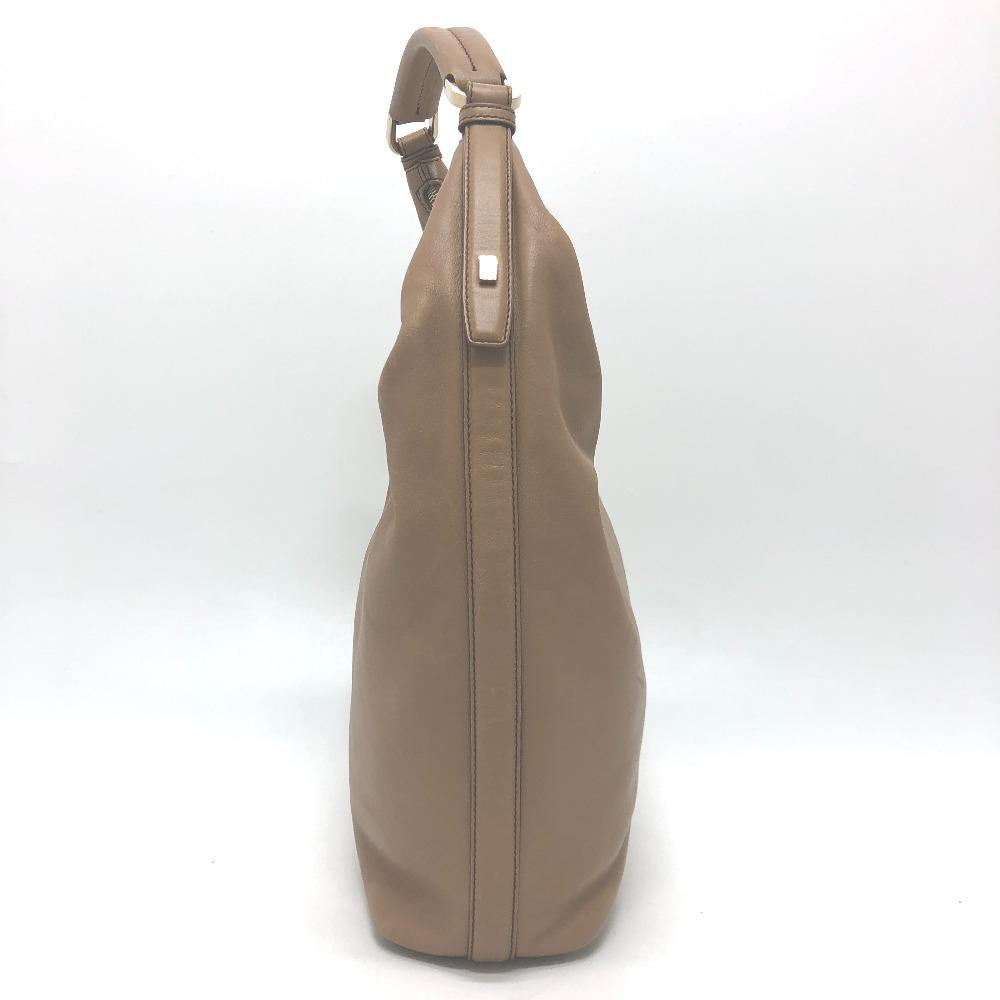 Gucci 001-4288 Logo One-shoulder Bag Shoulder Bag Leather Brown