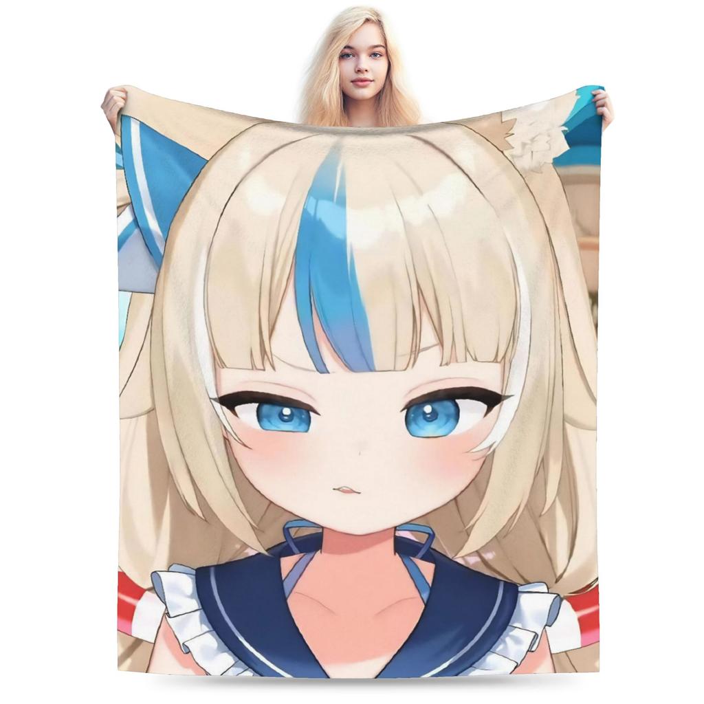 Sameko Saba Super Warm Blankets Child Plush Throw Blanket Comfortable Couch Chair Flannel Bedspread Sofa Bed Cover