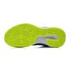 Li Ning Youth  Sound Wave Training Badminton Shoes Kids Shoes White Blue AYTR032-1
