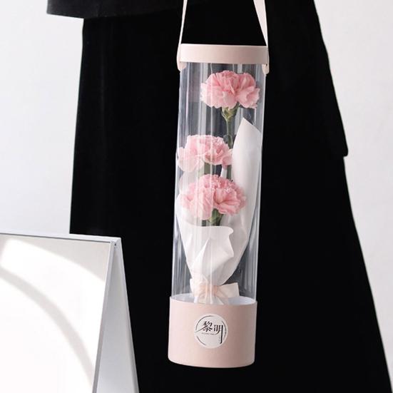 Blumen-Geschenkbox Tragbar Transparentes PVC Exquisite Blumen-Präsentationsbox Partyzubehör