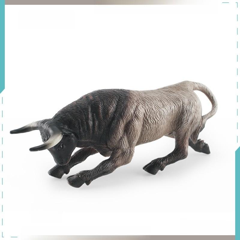 Static Animal And Human Pvc Sculpture Of Spanish Bullfight Scene For Gift