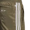 Adidas Originals Logo Embroidered Striped Sports Shorts Men Bottoms Olive-Green HS2090
