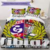 ZABRZE Juego de Ropa de Cama con Patrón G Funda Nórdica Funda de Almohada Decoración del Hogar Regalo de Cumpleaños (1 * funda de edredón + 2 * fundas de almohada sin relleno)254
