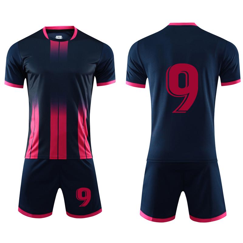 No. Soccer Jersey Set Uniforms Jersey Football Adult Tracksuit Football Shirt Shorts Suit