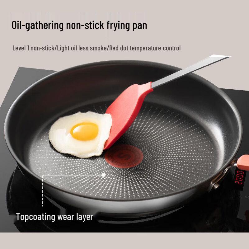Supor Fire Red Spot Non-stick Frying Pan