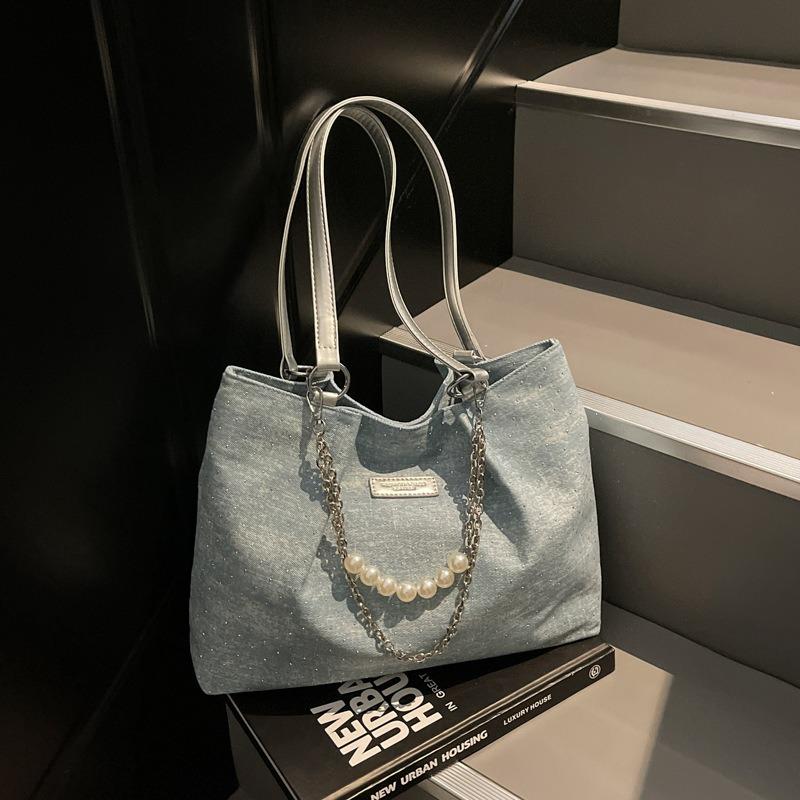 Large-capacity Commuter Bag Women's Summer New Fashion Versatile Shoulder Bag Niche Chain Tote Bag