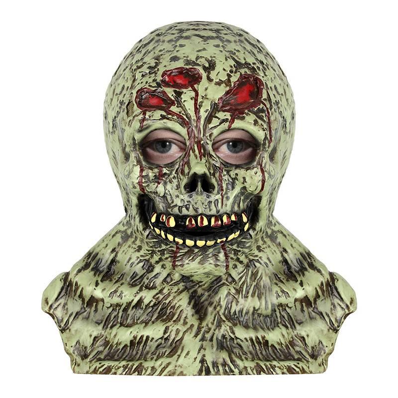 Scary Halloween Latex Mask Terrifying Zombie Costume Decoration
