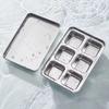 Ice Cube Mold Coffee Freezer Tray Cubes Stainless Steel Wear-Resistant Non-Stick Whiskey Making Sphere Steel Lid Box